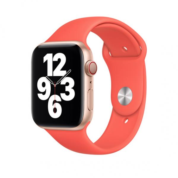 apple watch pink citrus sport band